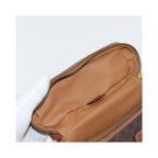 Pochette Celine Macadam Vanity Toile - Marron