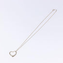 Tiffany & Co. Elsa Peretti Open Heart Pendant Necklace Sterling Silver 16mm