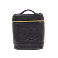 Pochette Chanel Vintage Timeless Vanity Case Small Cuir - Noir
