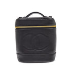 Pochette Chanel Vintage Timeless Vanity Case Small Cuir - Noir