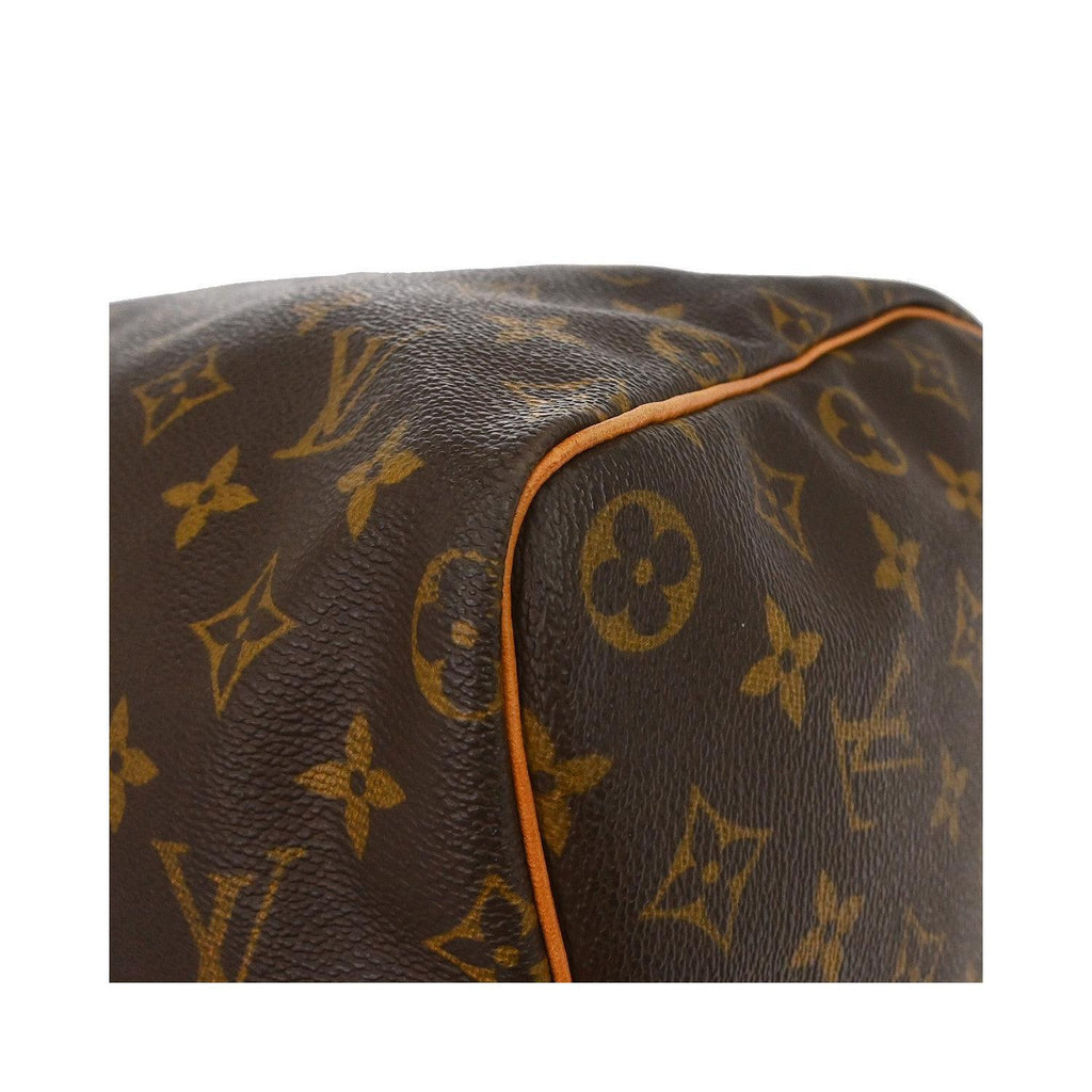 Louis Vuitton - Bolso de mano Speedy 40 de lona - Marrón