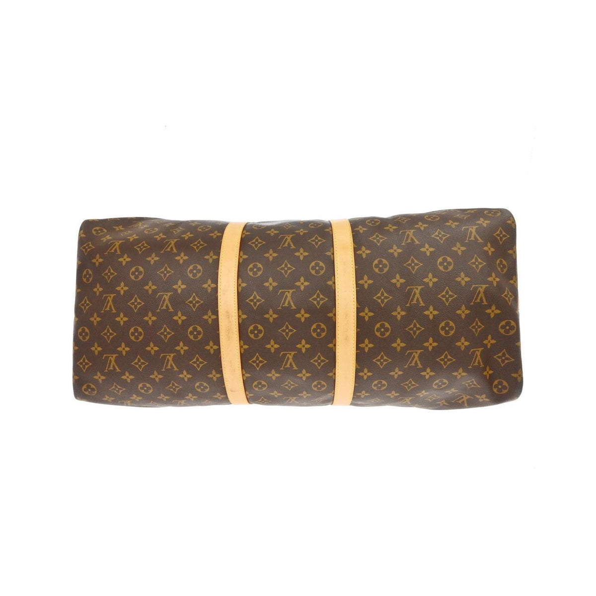 Sac De Voyage Louis Vuitton Keepall Bandouliere 60 Toile - Marron