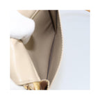 Pochette Louis Vuitton Mott Handbag Cuir Verni - Beige