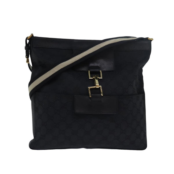Gucci Vintage Jackie Bolso de hombro Lona y cuero Imagen del producto