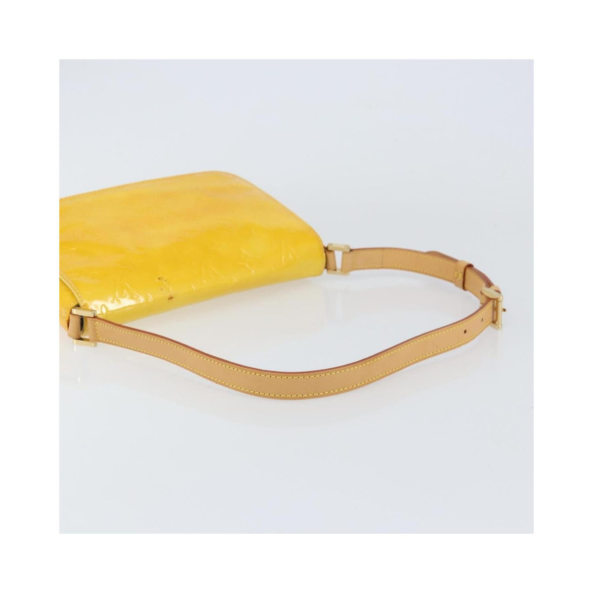 Sac Porté Épaule Louis Vuitton Thompson Street Handbag Medium Cuir Verni - Jaune