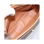 Sac Porté Épaule Celine Macadam Medium Toile - Marron