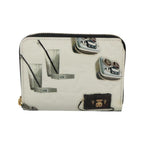 Portefeuille Louis Vuitton Nicolas Ghesquière Zippy Cuir Verni - Blanc