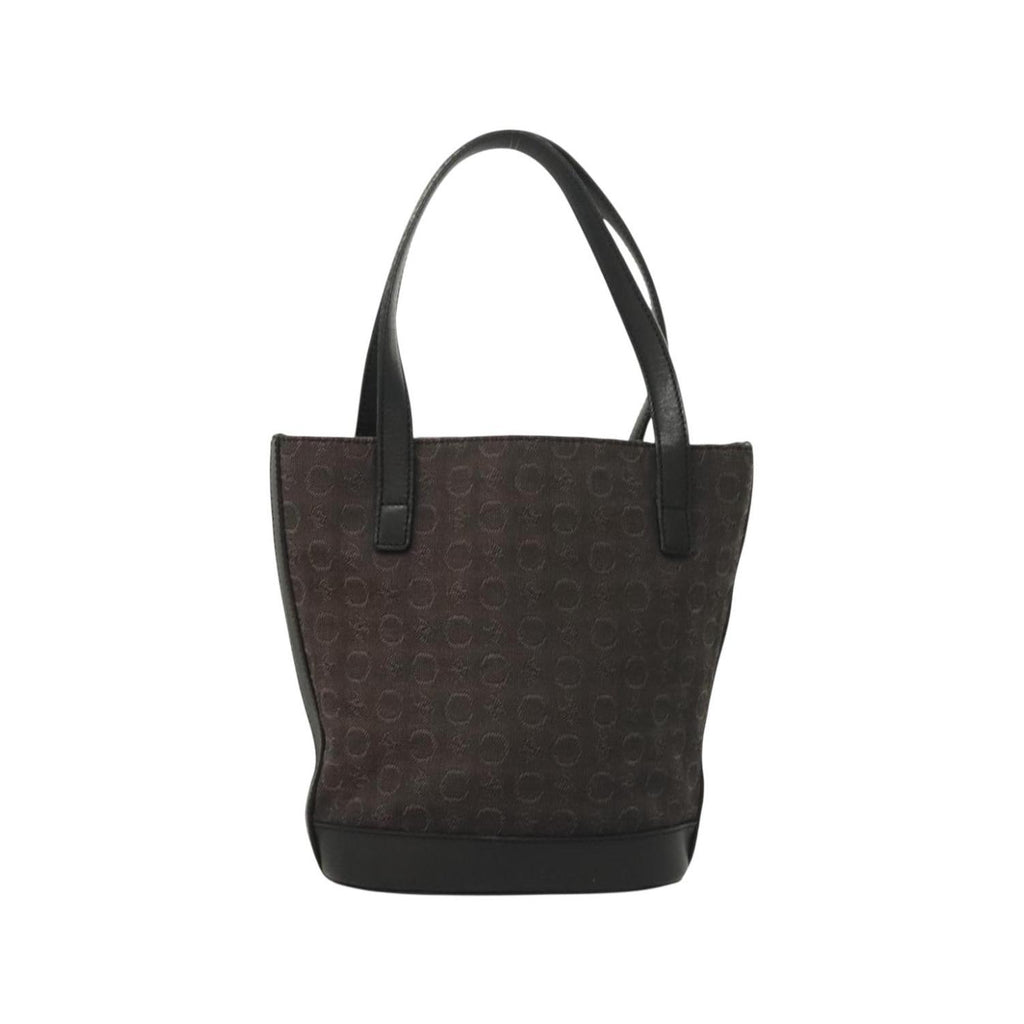 Sac À Main Celine C Macadam Handbag Toile - Noir