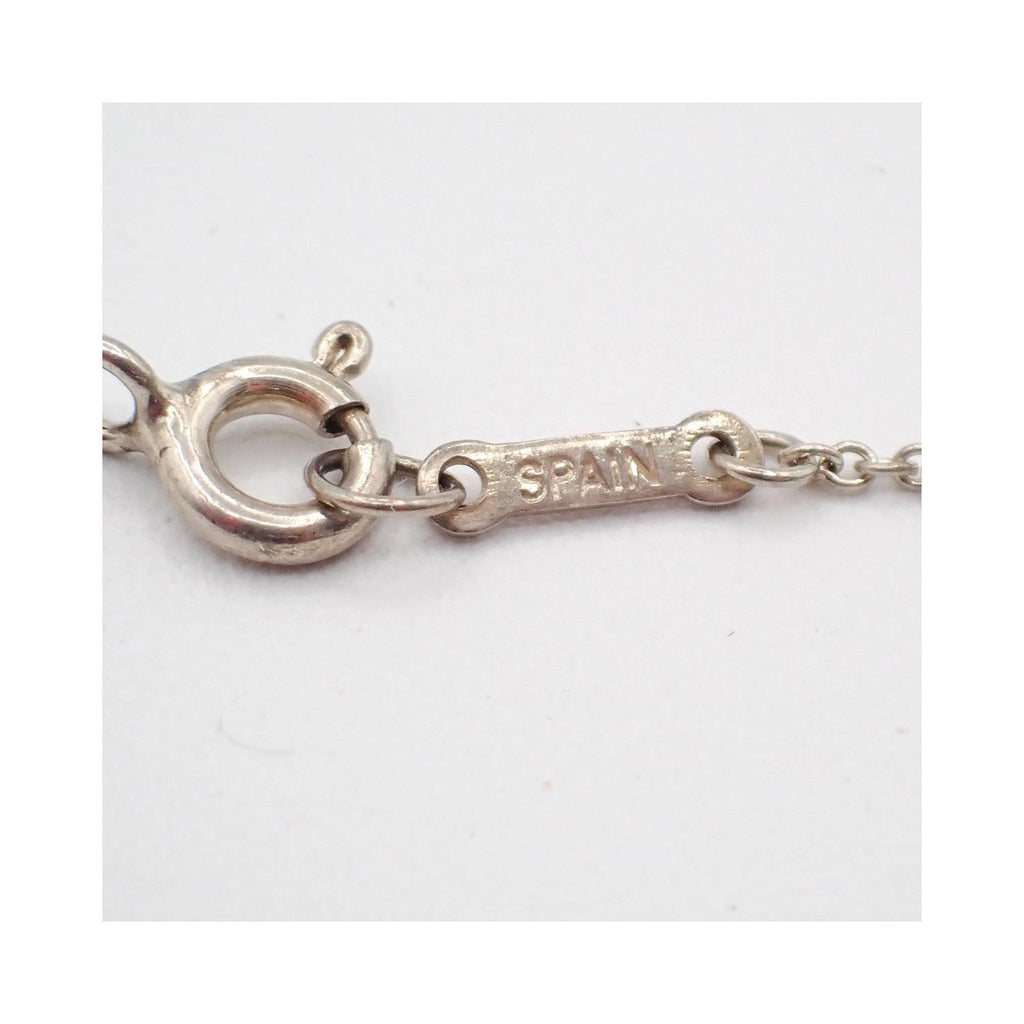 Collier Tiffany & Co. Elsa Peretti Open Heart Pendant 16Mm Silver - Argent