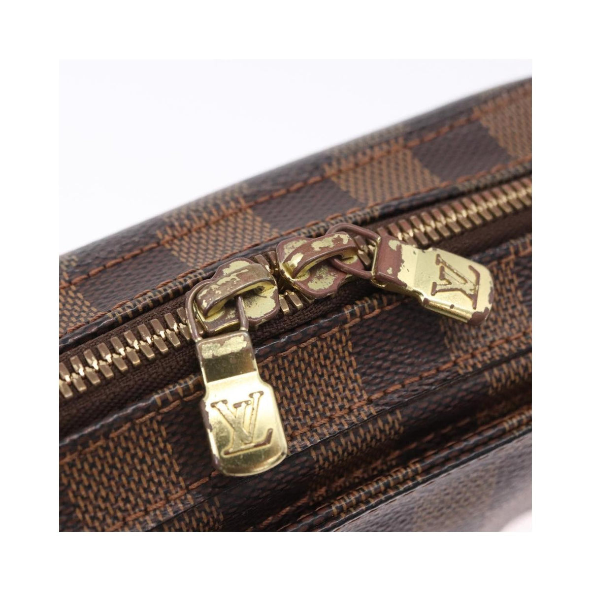 Sac Porté Épaule Louis Vuitton Geronimos Waist Toile - Marron