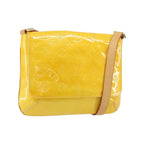 Sac Porté Épaule Louis Vuitton Thompson Street Handbag Medium Cuir Verni - Jaune