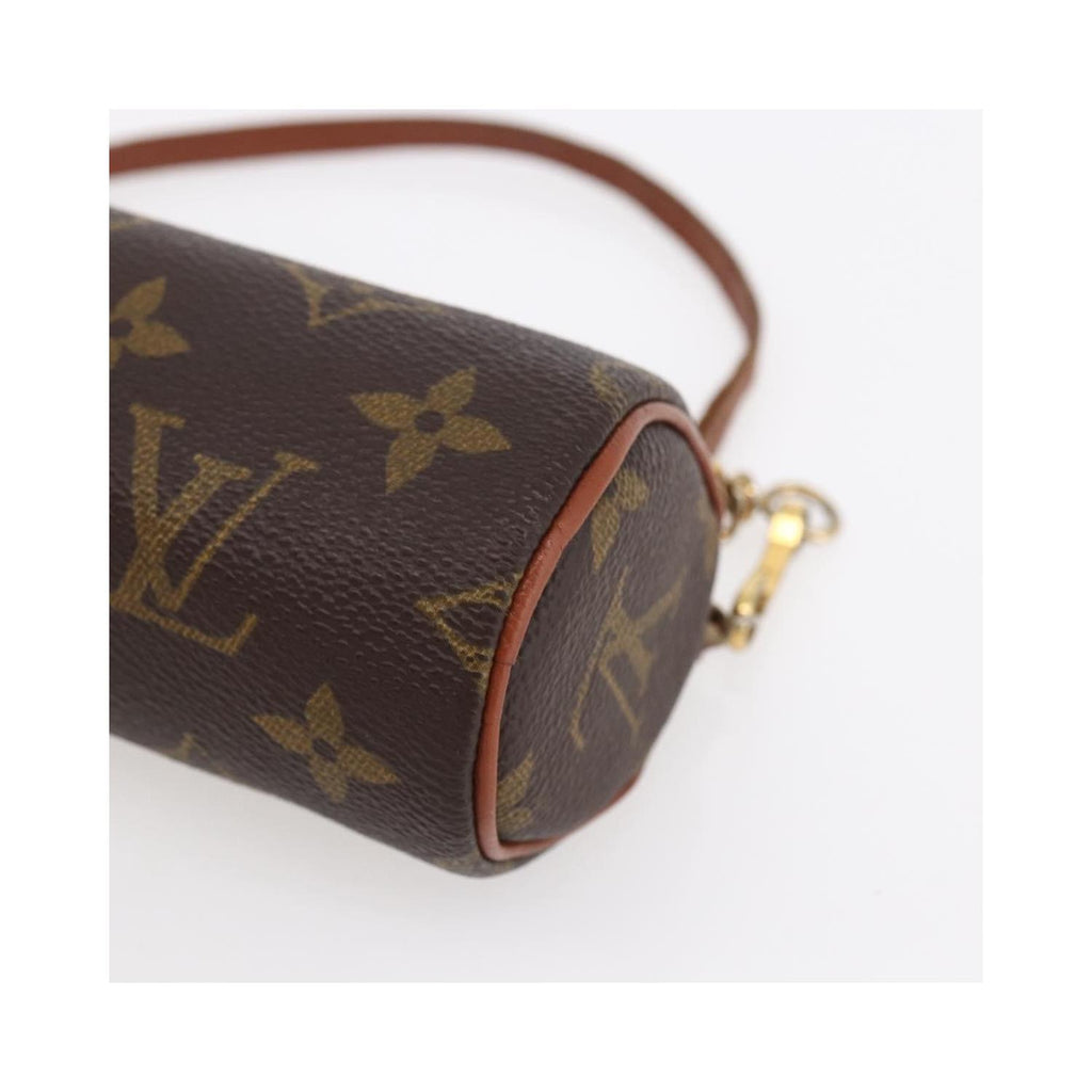Pochette Louis Vuitton Papillon mini de lona marrón