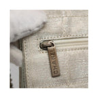 Sac Chanel Travel Line Wallet On Chain Nylon - Argent