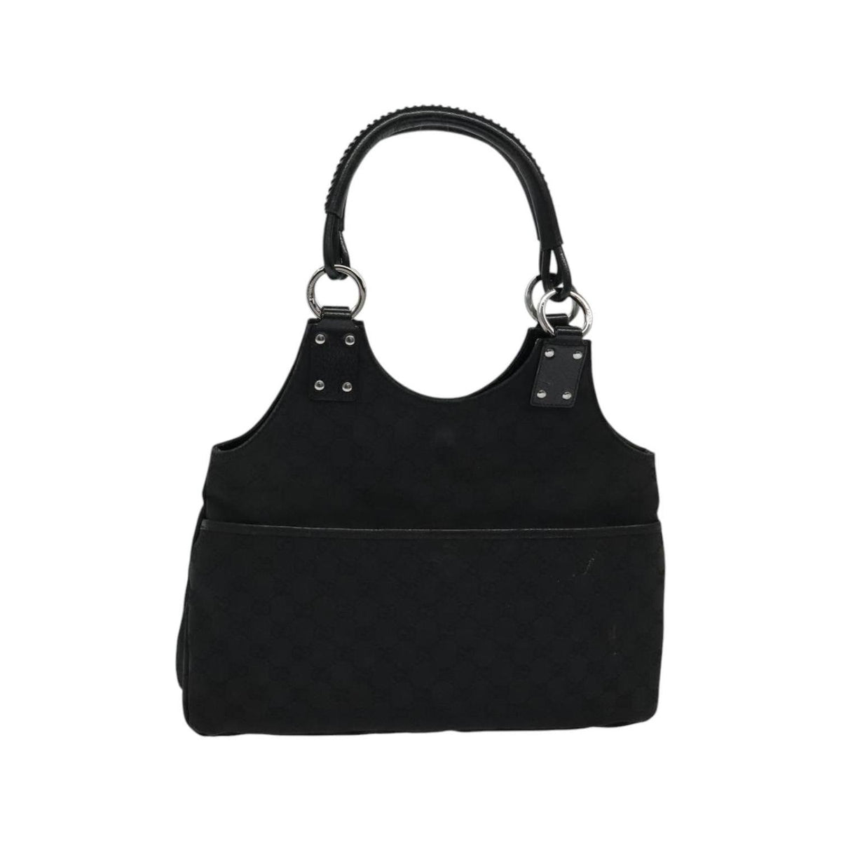Sac Porté Épaule Gucci Gg Canvas Toile - Noir