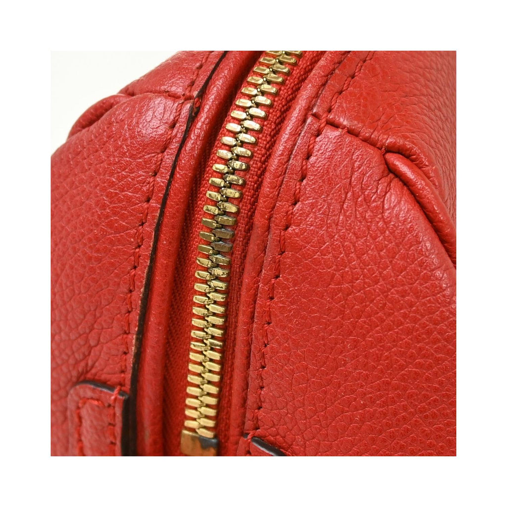 Sac À Main Louis Vuitton Speedy Bandouliere Nm 25 Cuir - Rouge