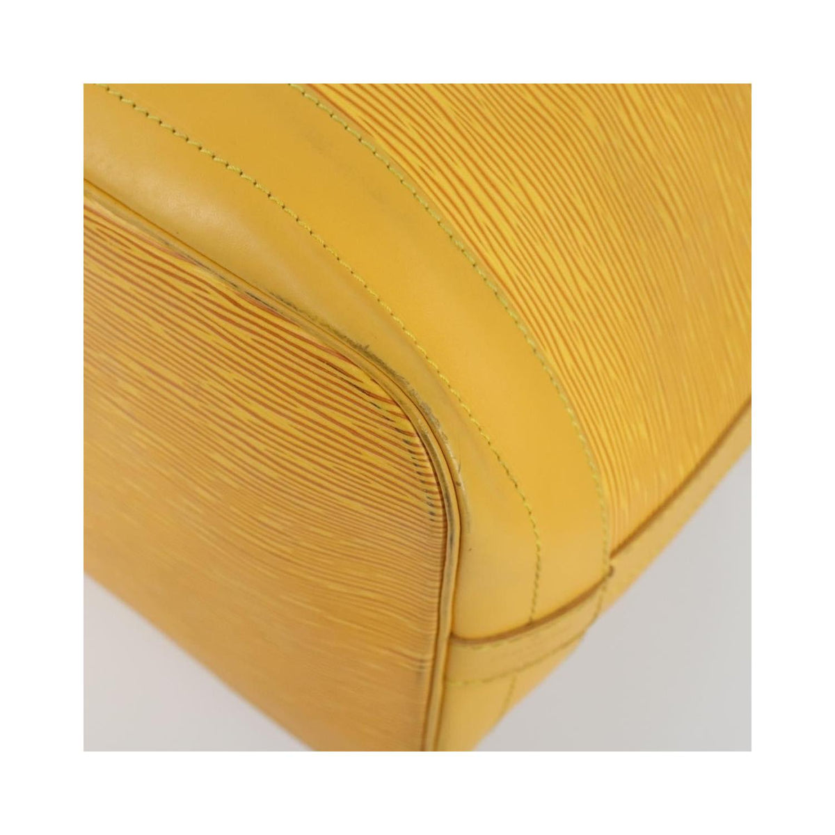 Sac Porté Épaule Louis Vuitton Noe Handbag Cuir - Jaune