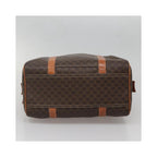 Sac Celine Macadam Handbag Toile - Marron