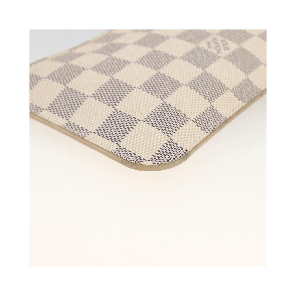 Pochette Louis Vuitton Neverfull Pochette Small Toile - Blanc