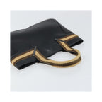 Cabas Gucci Vintage Web Tote Cuir - Noir