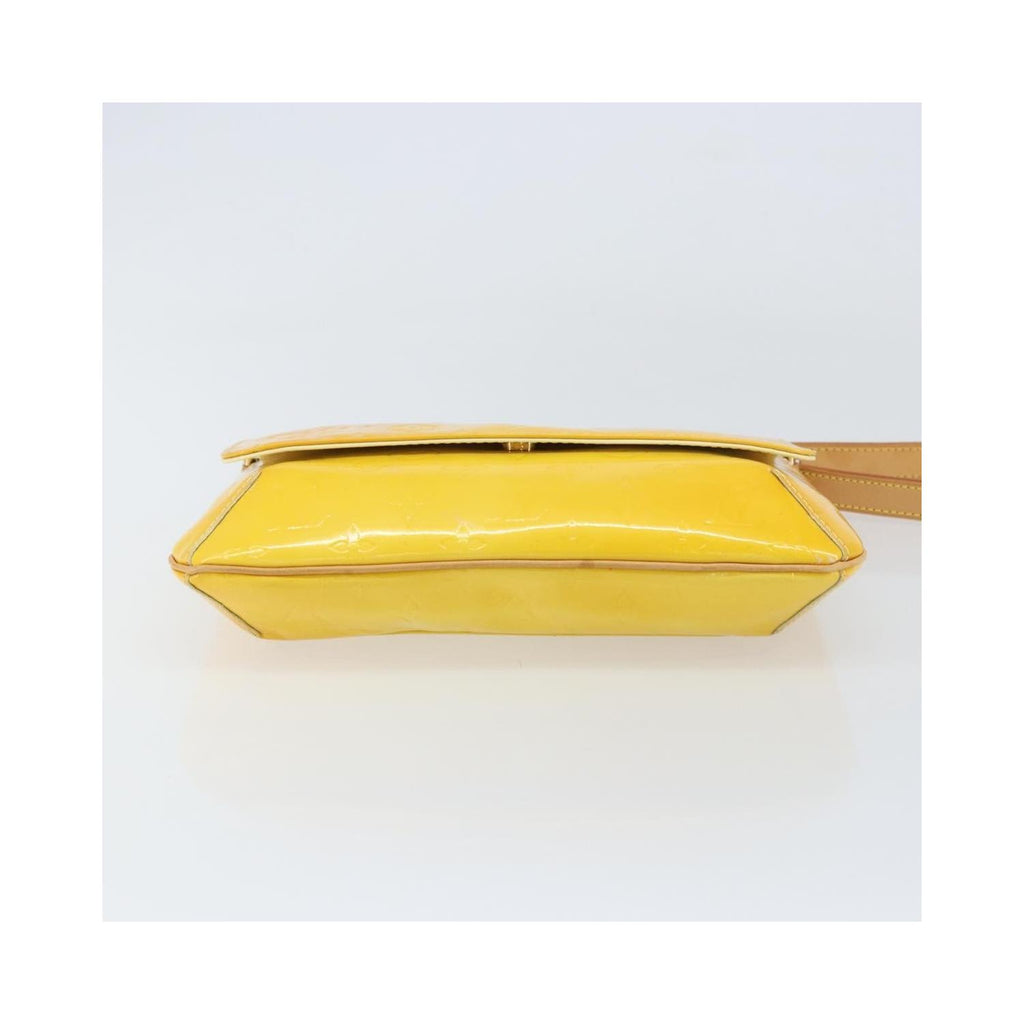 Sac Porté Épaule Louis Vuitton Thompson Street Handbag Medium Cuir Verni - Jaune