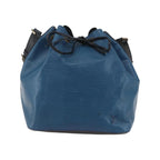 Sac Porté Épaule Louis Vuitton Bicolor Petit Noe Handbag Cuir - Bleu