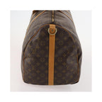 Sac De Voyage Louis Vuitton Keepall Bandouliere 60 Toile - Marron