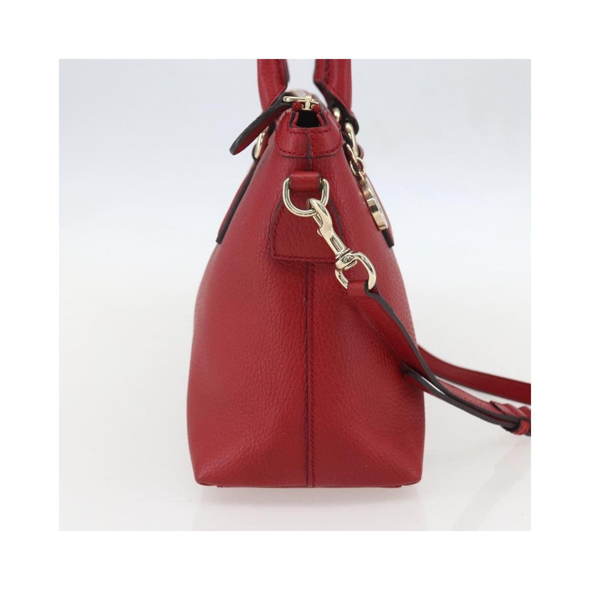 Gucci - Borsa a mano vintage Soho trasformabile in pelle - Rosso