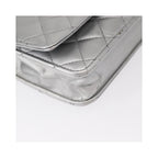Sac Bandoulière Chanel Reissue 2.55 Wallet On Chain Cuir - Argent