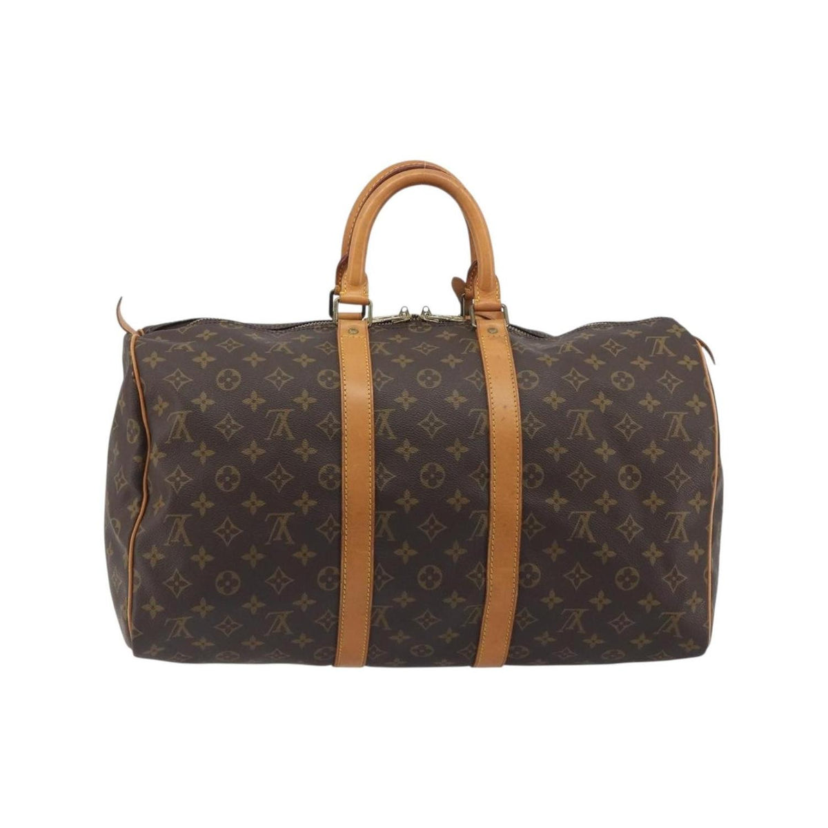 Sac De Voyage Louis Vuitton Keepall 45 Toile - Marron
