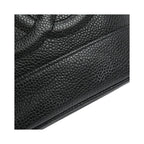 Sac À Main Chanel Vintage Timeless Cosmetic Case Small Cuir - Noir