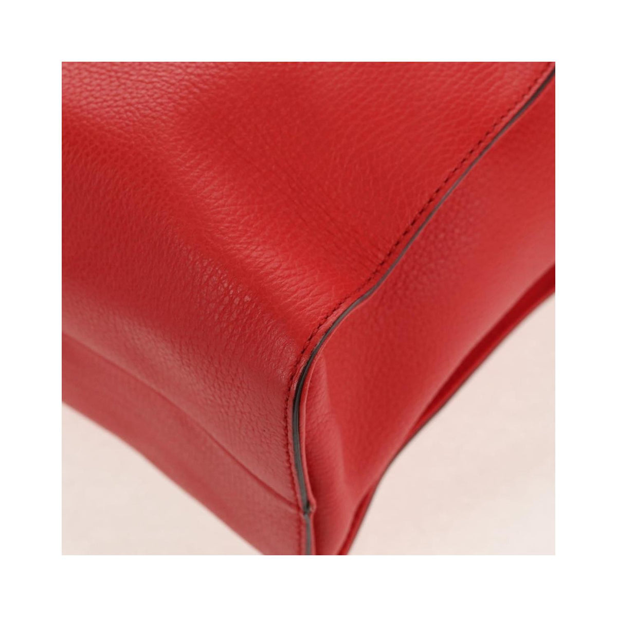 Cabas Gucci Grand Prix Interlocking Gg Tote Large Cuir - Rouge