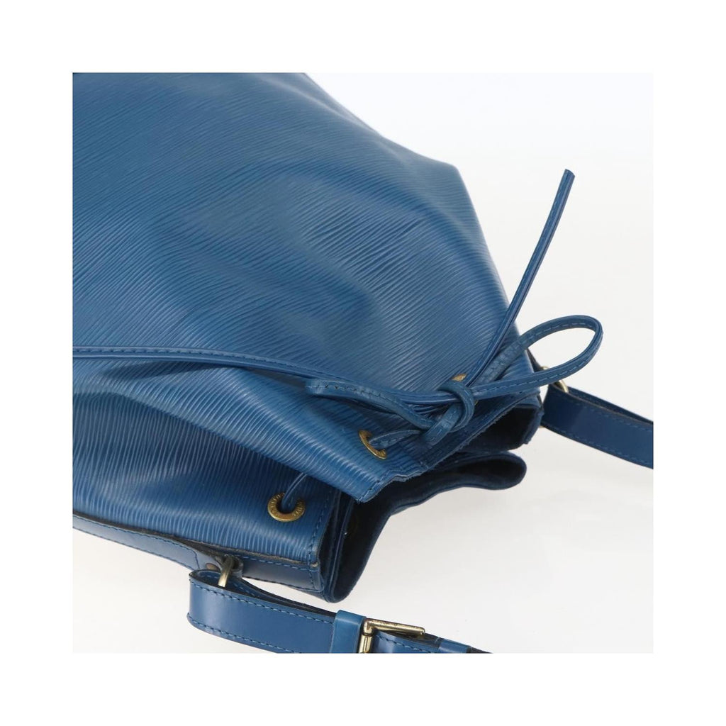 Sac Porté Épaule Louis Vuitton Noe Large Cuir - Bleu