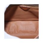Borsa a spalla Celine Vintage Macadam Circle Logo in tela - Marrone