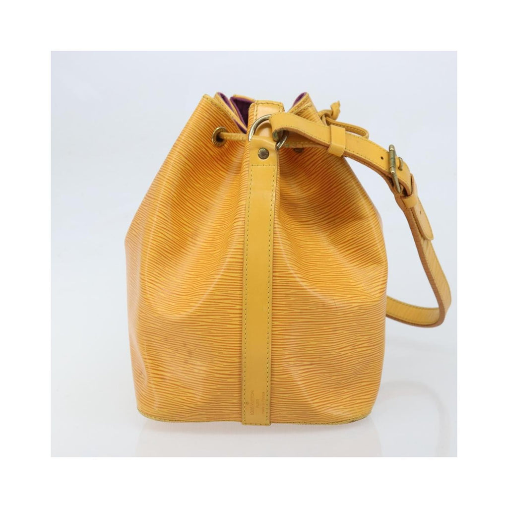 Sac Porté Épaule Louis Vuitton Petit Noe Medium Cuir - Jaune