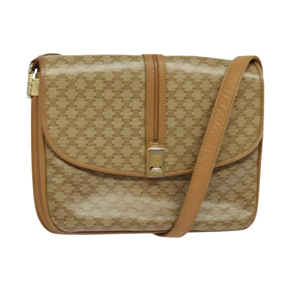 Bolso de hombro Celine Vintage Macadam Lona y cuero Imagen del producto