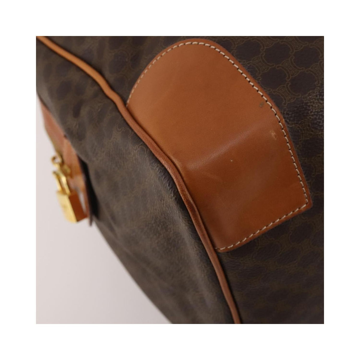 Sac À Main Celine Boston Large Pvc - Marron
