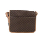 Celine - Sac Porté Épaule Vintage Macadam Circle Logo Toile - Marron
