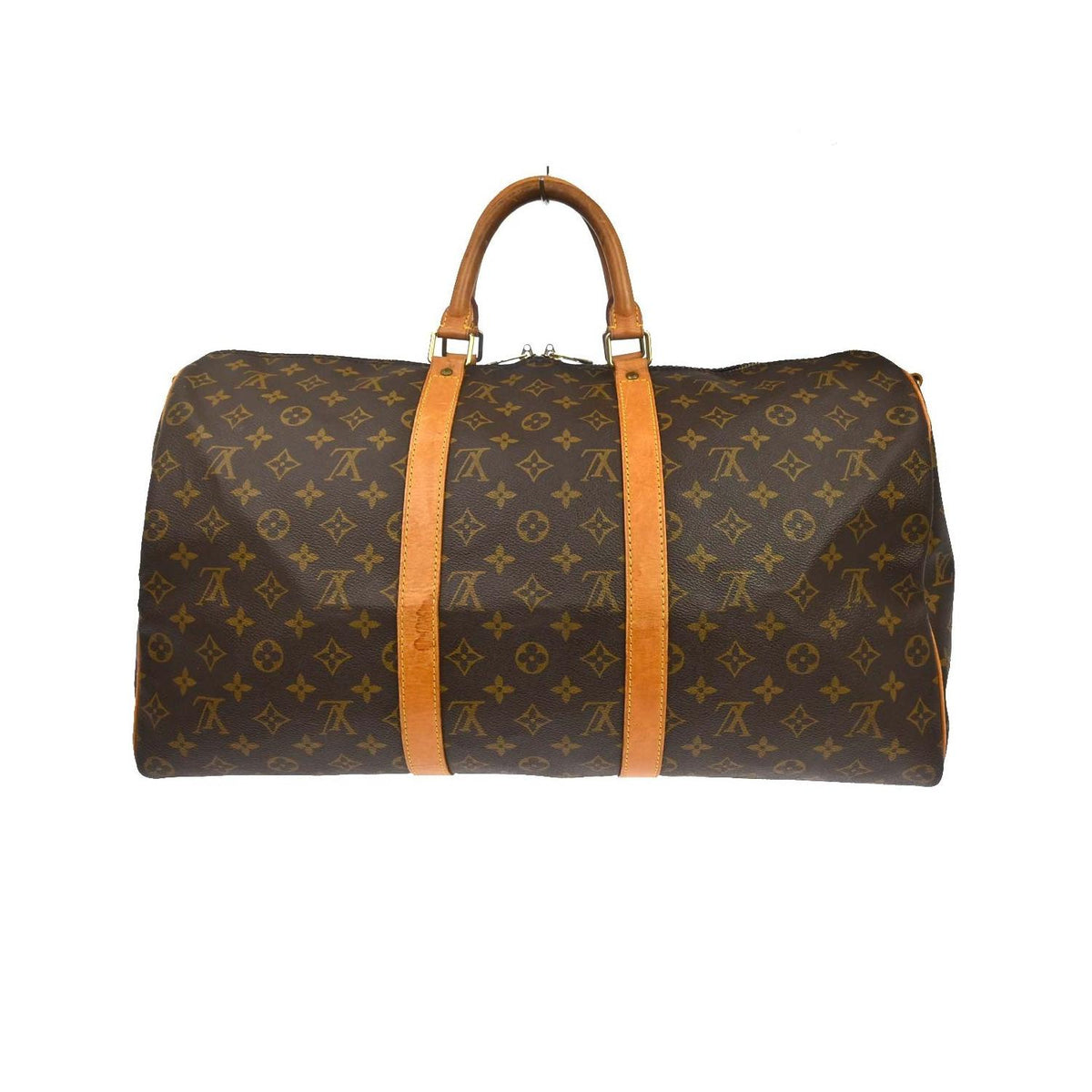 Louis Vuitton Keepall Bandouliere 50 Canvas Travel Bag - Brown