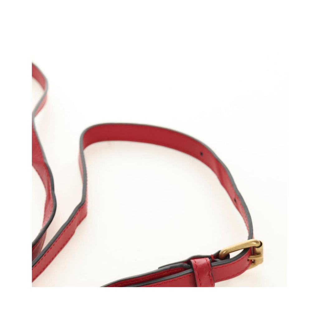 Sac À Dos Gucci Gg Marmont Vanity Mini Cuir - Rouge