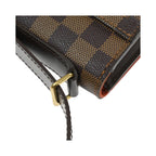 Sac Porté Épaule Louis Vuitton Portobello Messenger Toile - Marron