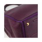 Cabas Saint Laurent Bicolor Muse Two Cabas Cuir - Violet