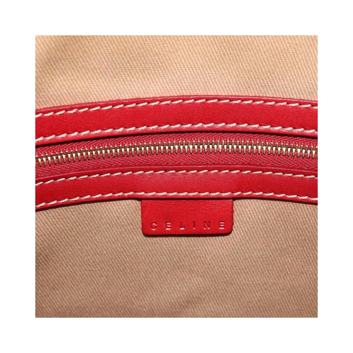 Celine - Macadam Medium Canvas Shoulder Bag - Beige