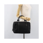 Sac À Main Celine Boston Toile - Noir
