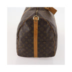 Sac De Voyage Louis Vuitton Keepall Bandouliere 60 Toile - Marron