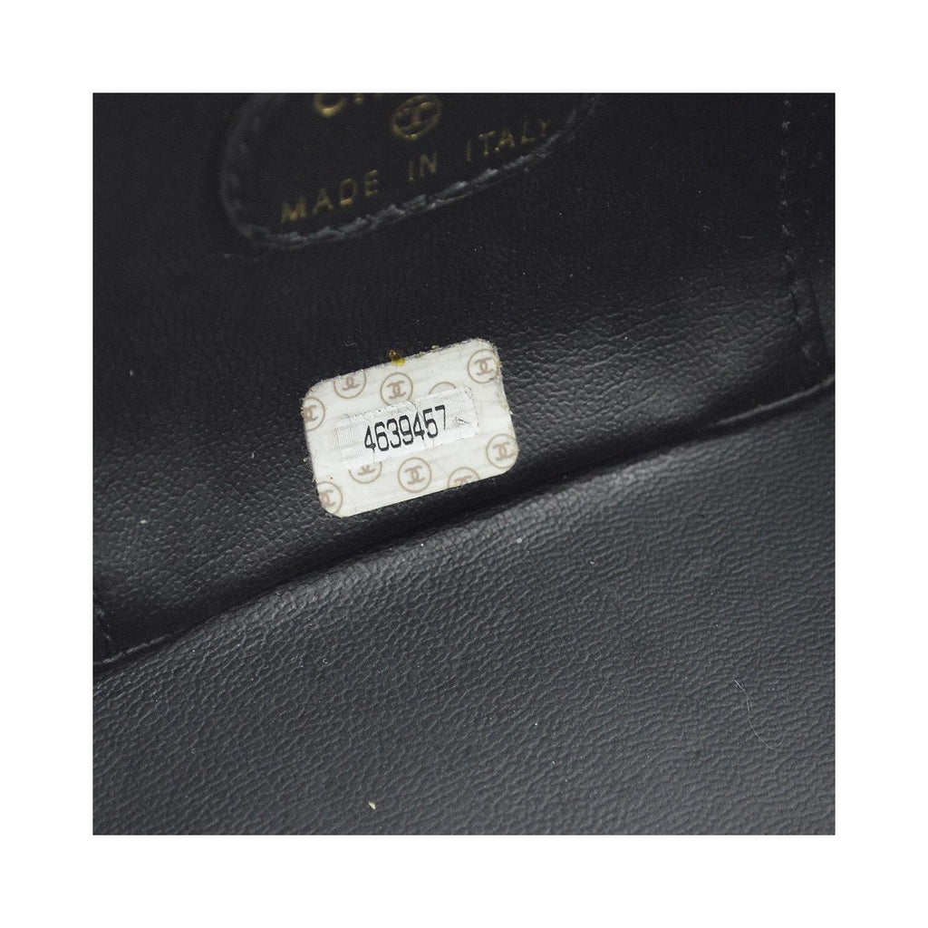 Pochette Chanel Vintage Timeless Cosmetic Case Small Cuir - Noir