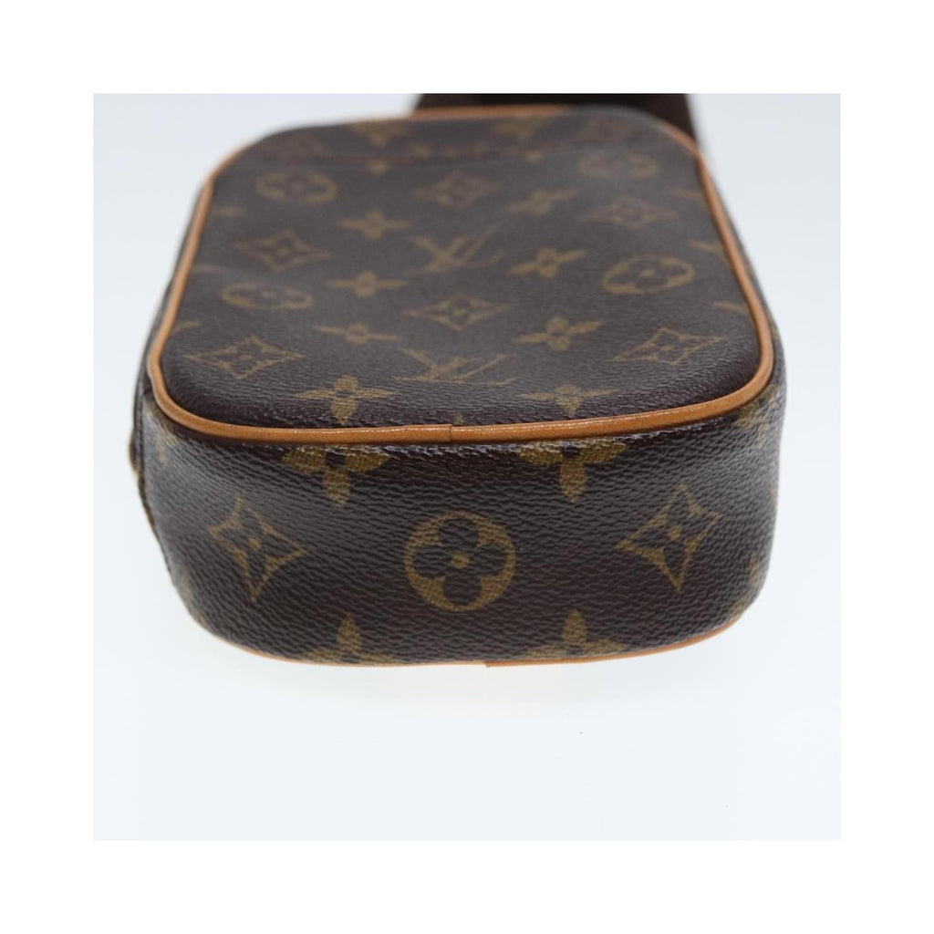 Bolso de mano Louis Vuitton Pochette Gange de lona - marrón