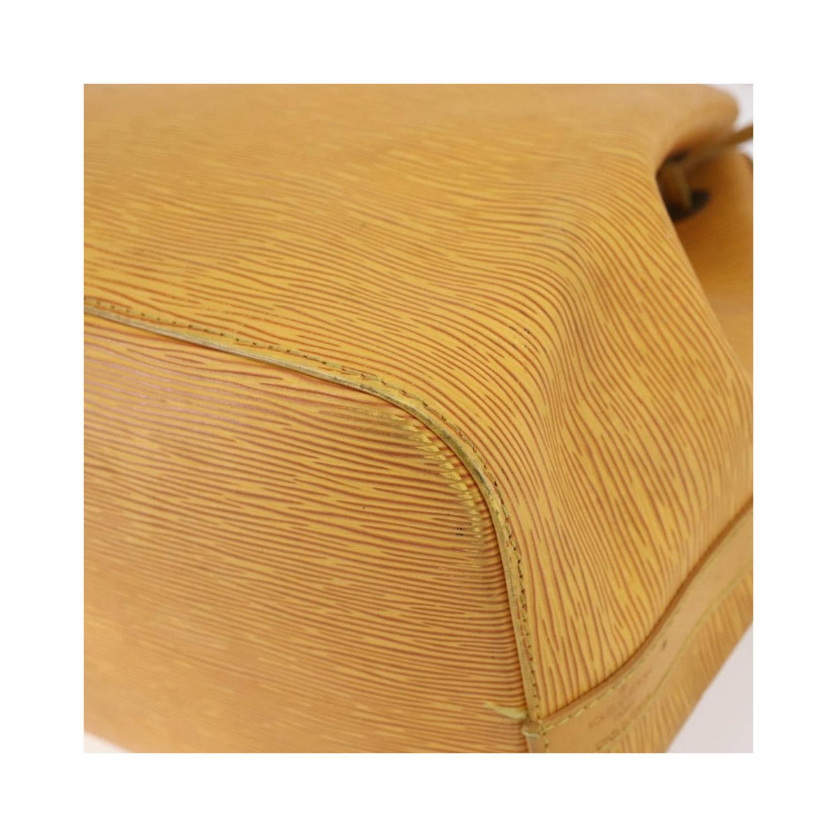 Sac Porté Épaule Louis Vuitton Petit Noe Handbag Small Cuir - Jaune