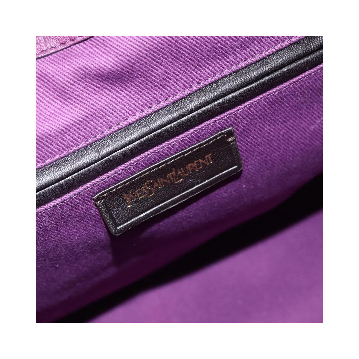 Cabas Saint Laurent Bicolor Muse Two Cabas Cuir - Violet
