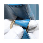 Sac Porté Épaule Louis Vuitton Petit Noe Medium Cuir - Bleu