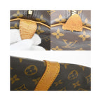 Bolsa de viaje Louis Vuitton Keepall 60 de lona - Marrón